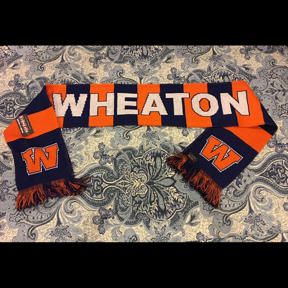 Unisex winter scarf, NWT, Wheaton College.
